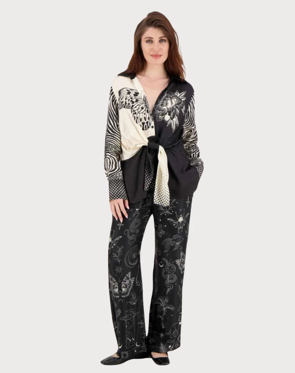 REYNA TIE WAIST SHIRT
