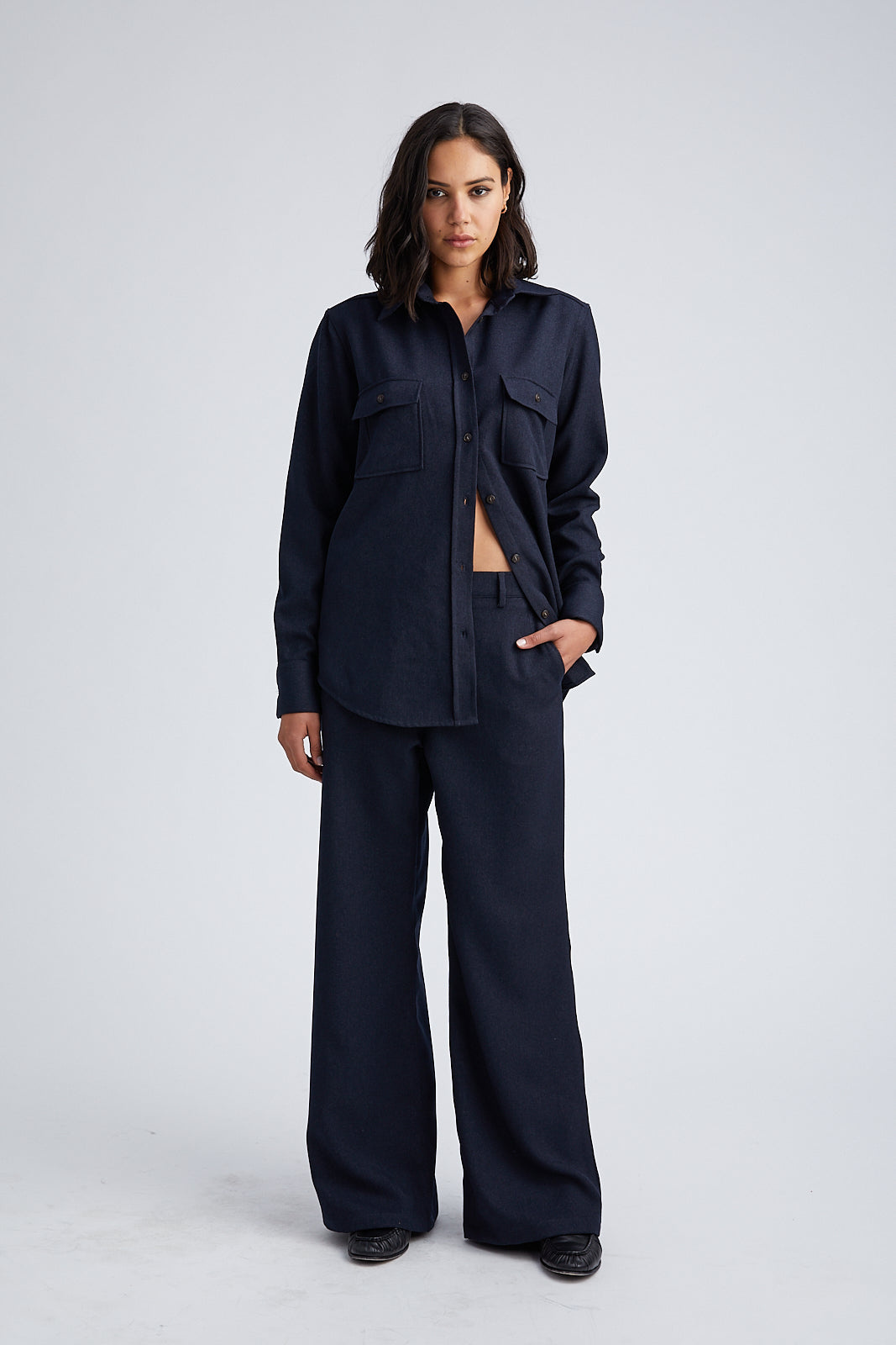 Oversized Shirt with Pocket