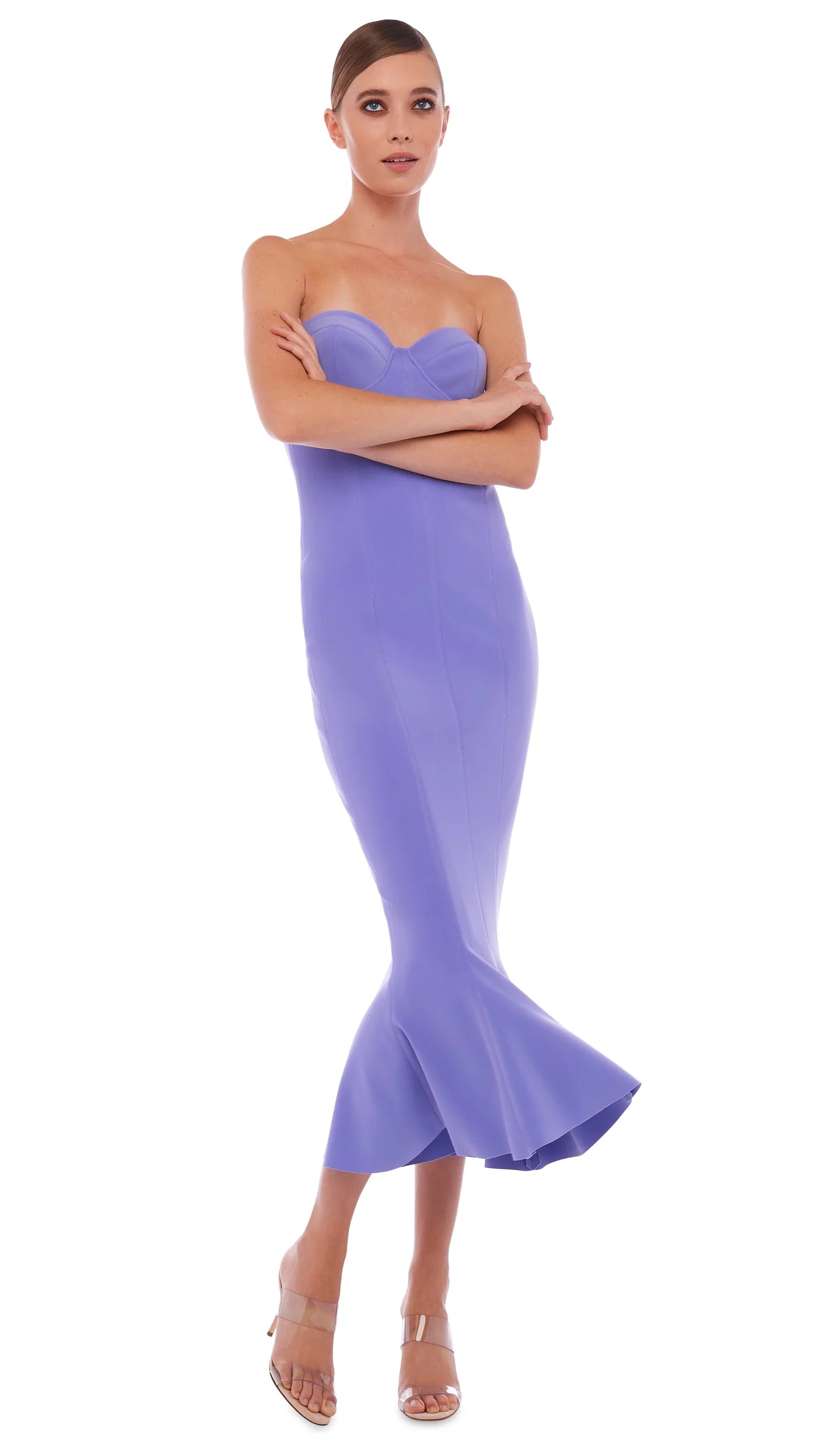 CORSET DRESS TO MIDCALF