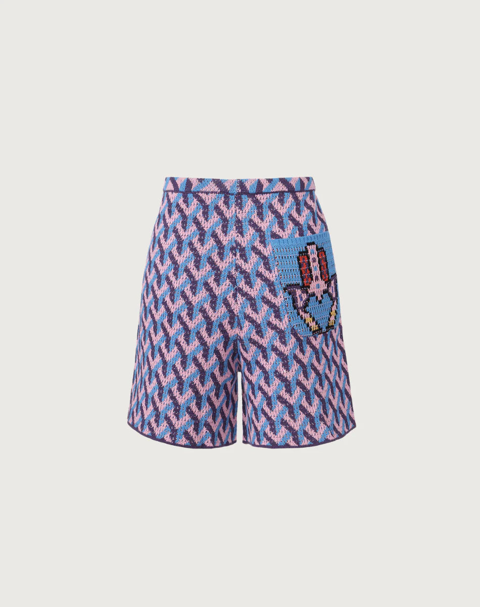 LUISE JACQUARD KNIT SHORT