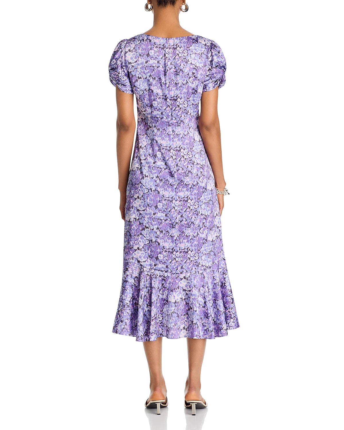 PAINTED HYDRANGEA WALKER DRESS