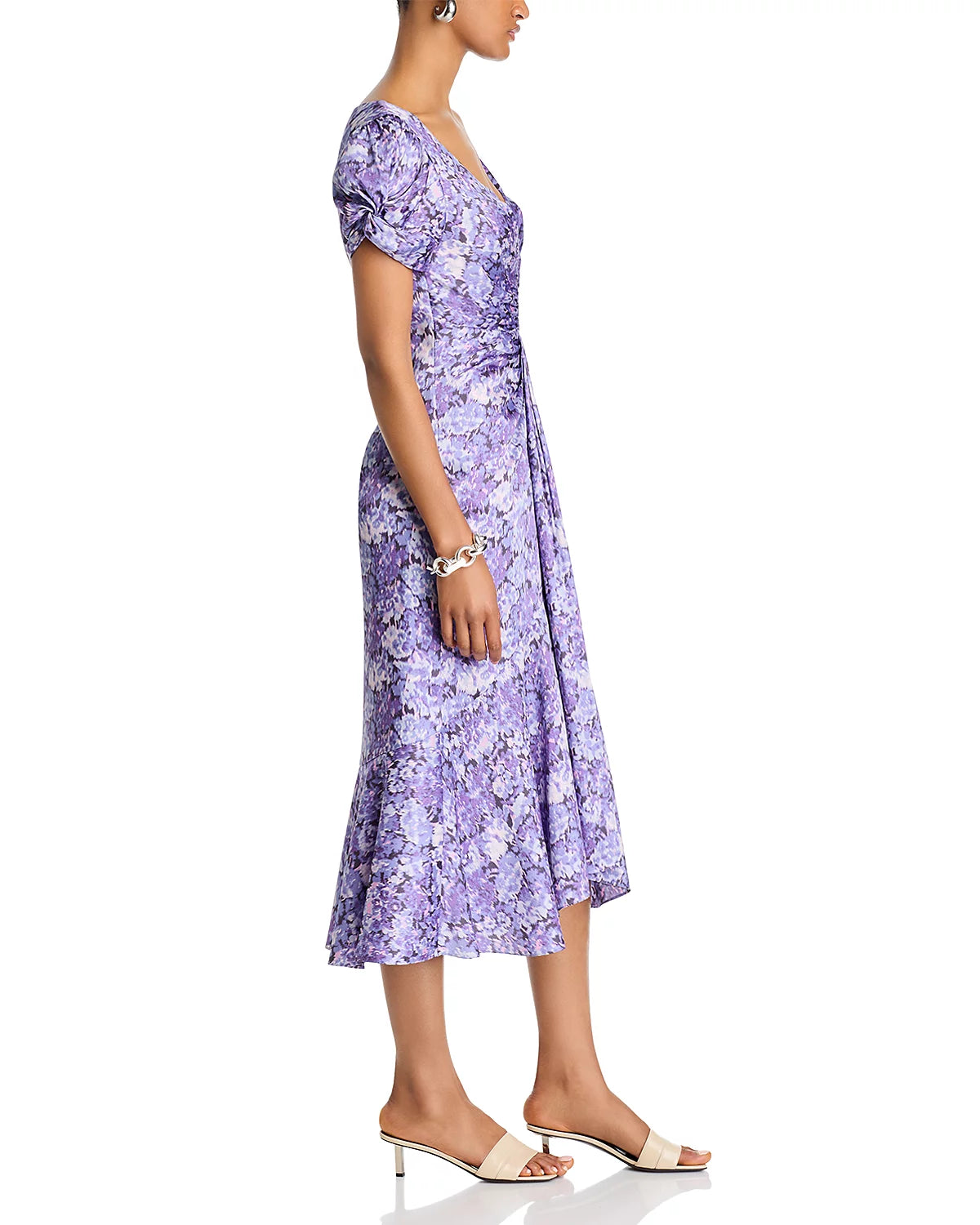 PAINTED HYDRANGEA WALKER DRESS