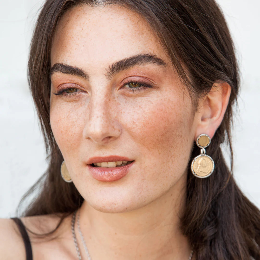 GOLD JULIANA & FRANCIS EARINGS