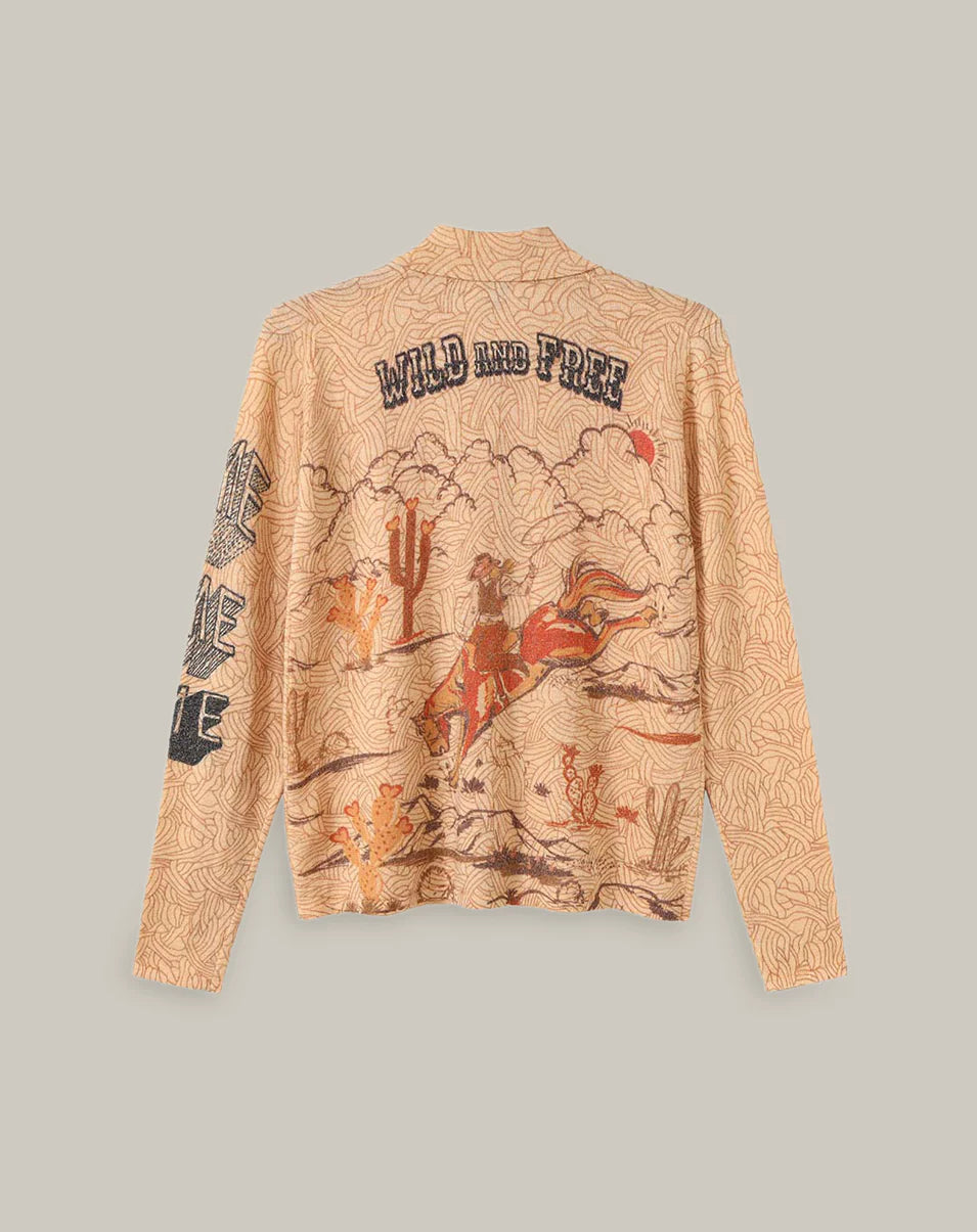 SERENITY BUTTON SHIRT KNIT