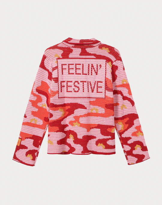 MAGIC JAQUARD KNIT JACKET