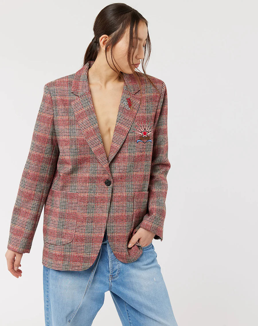 LINDA TARTAN JACKET