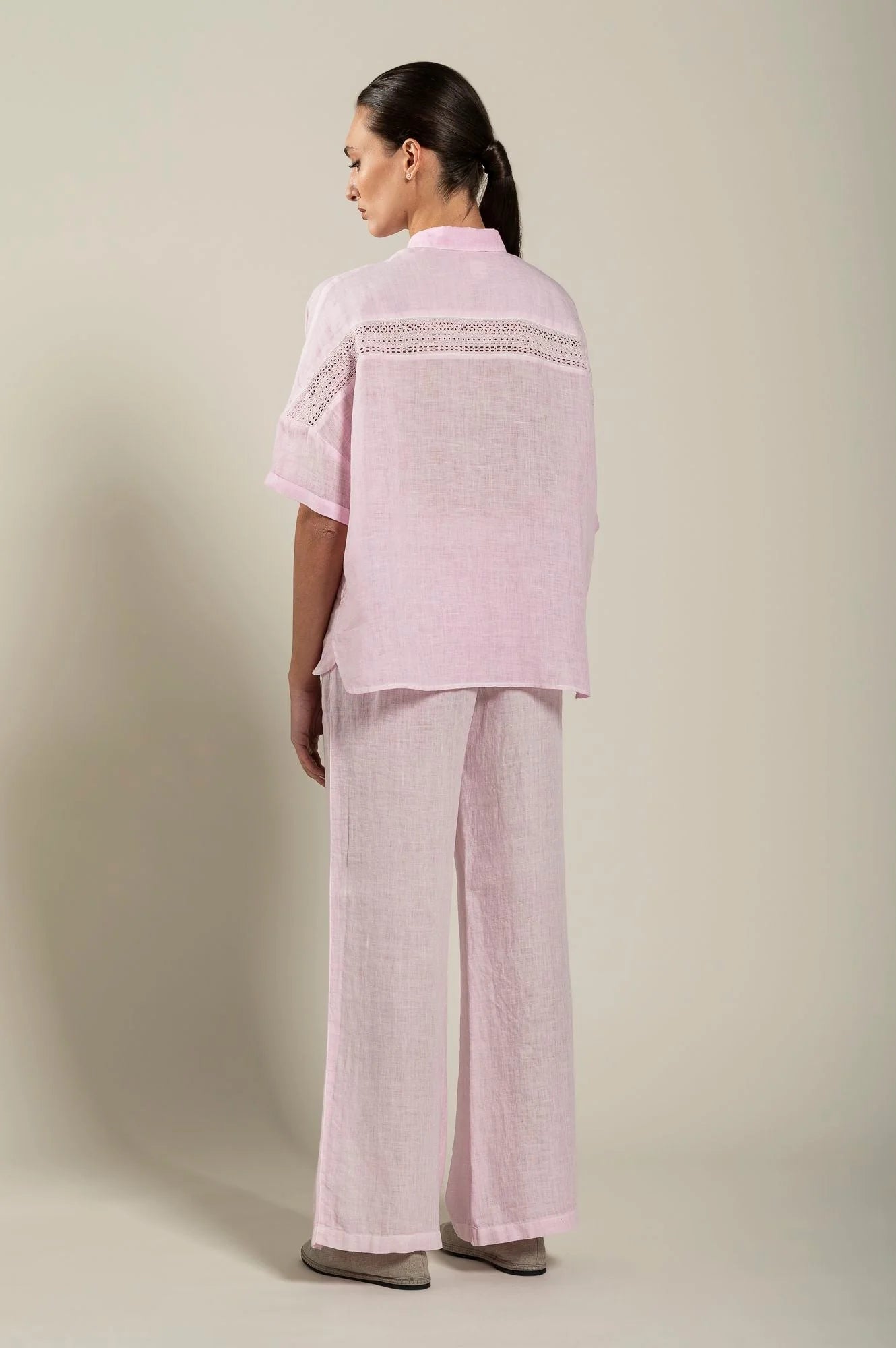 Eyelet Linen Top