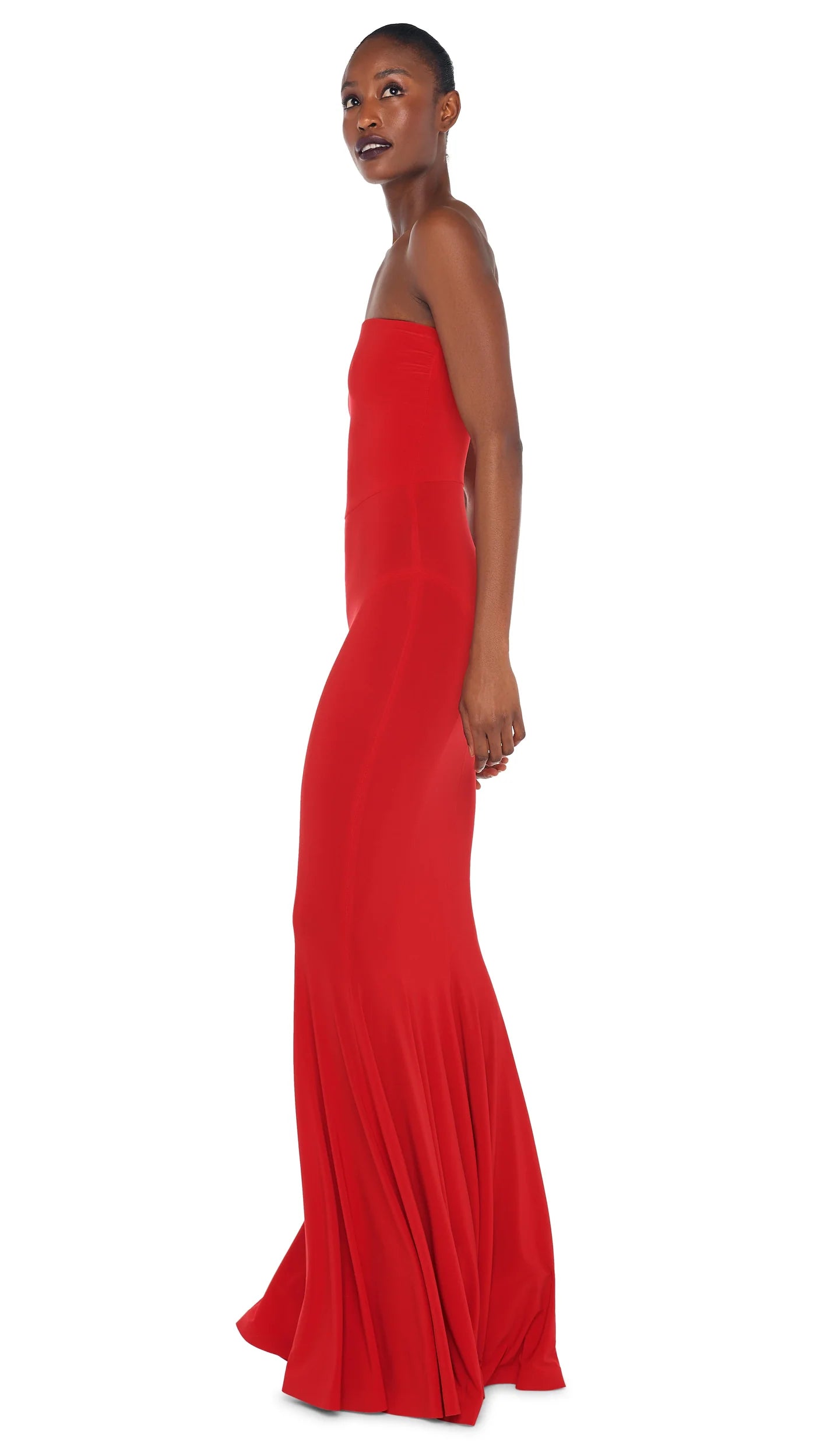 STRAPLESS FISHTAIL GOWN