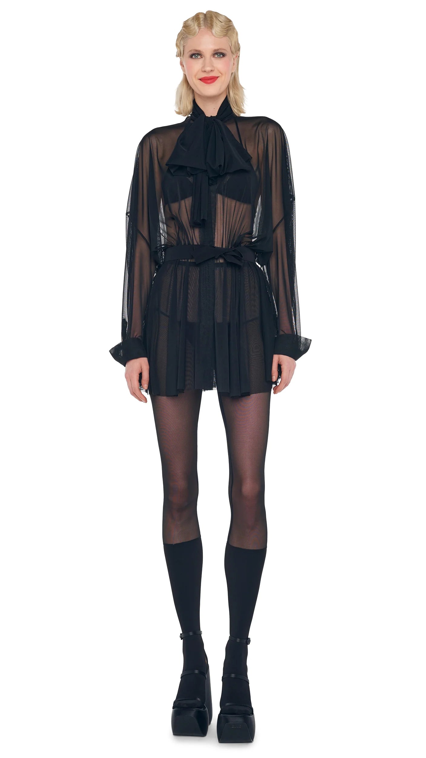 SUPER OS BF NK SHIRT MINI DRESS