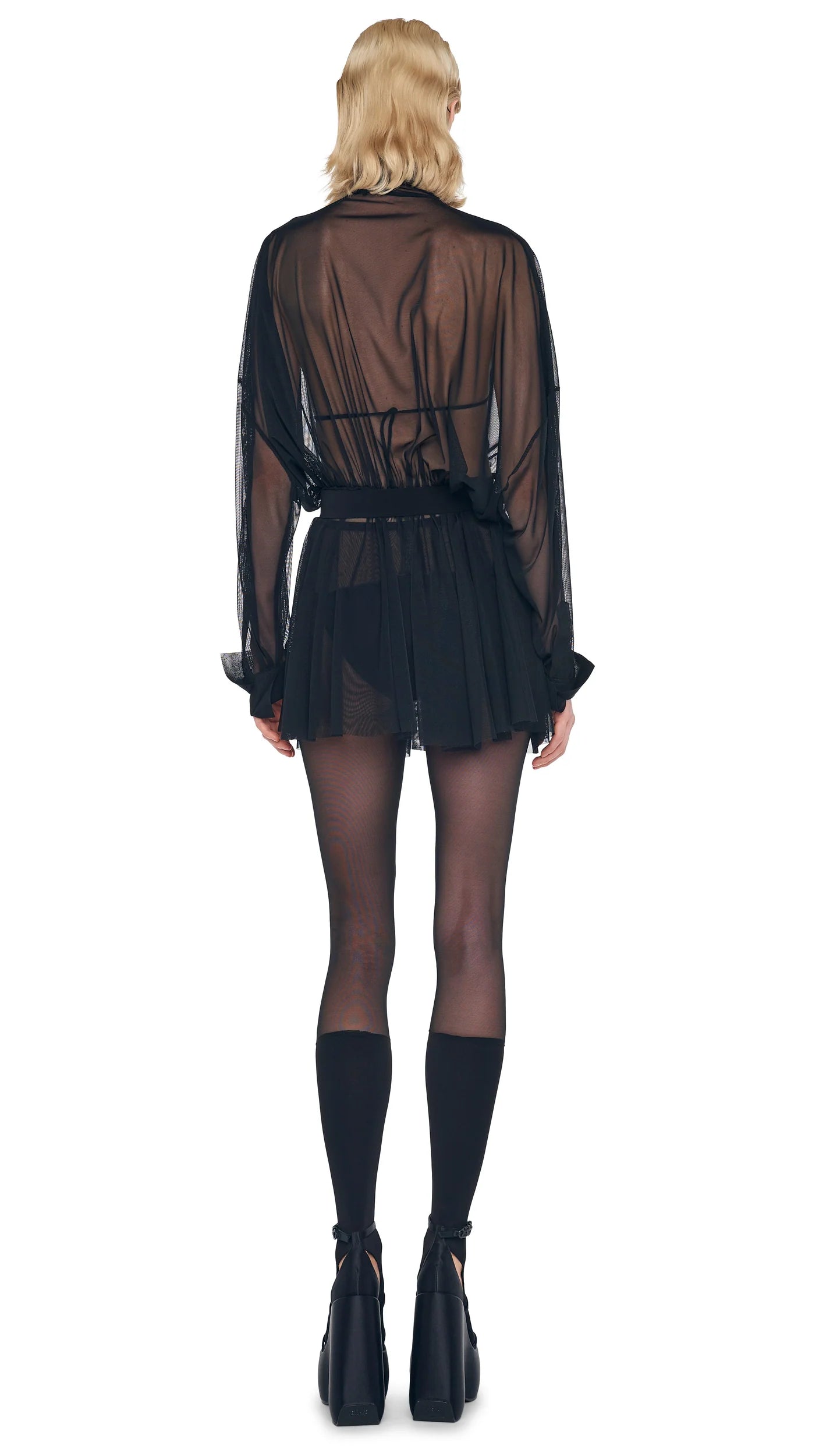 SUPER OS BF NK SHIRT MINI DRESS