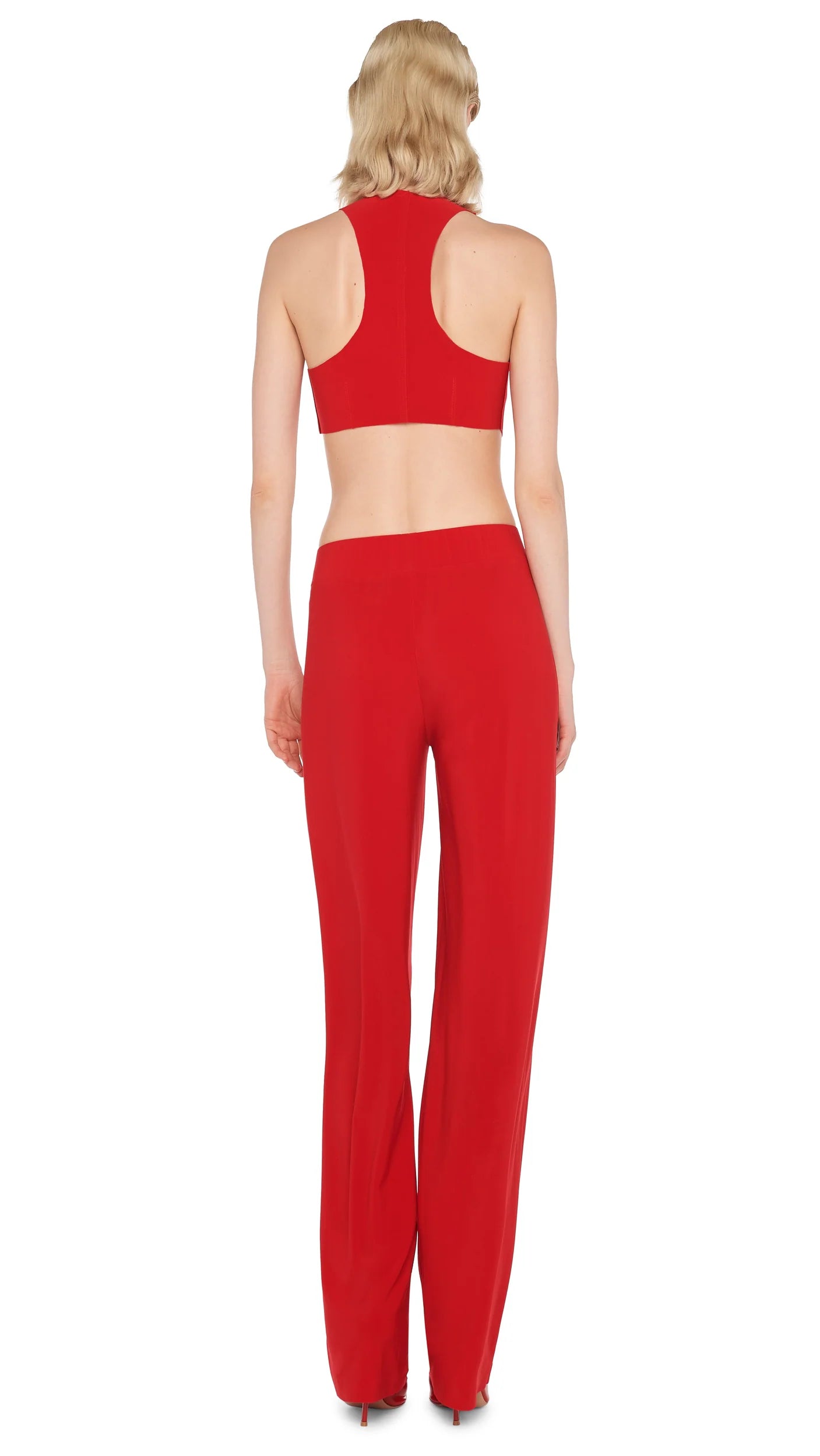 LOW RISE PLEATED TROUSER