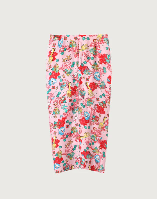LUNA TIE FRONT SKIRT