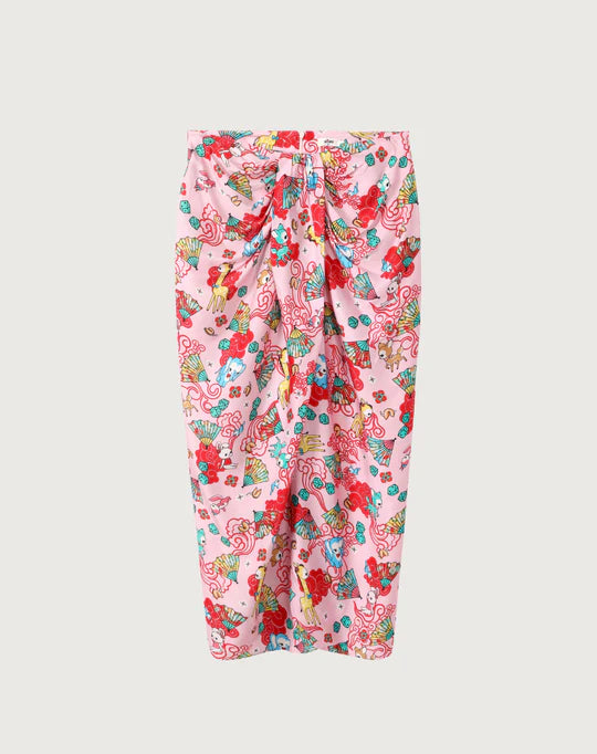 LUNA TIE FRONT SKIRT