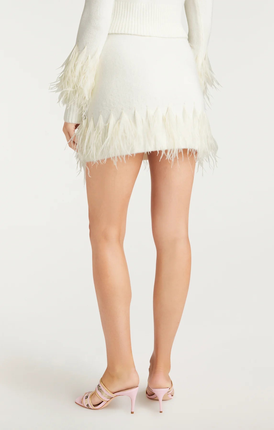 BRIANA FEATHER MINI SKIRT