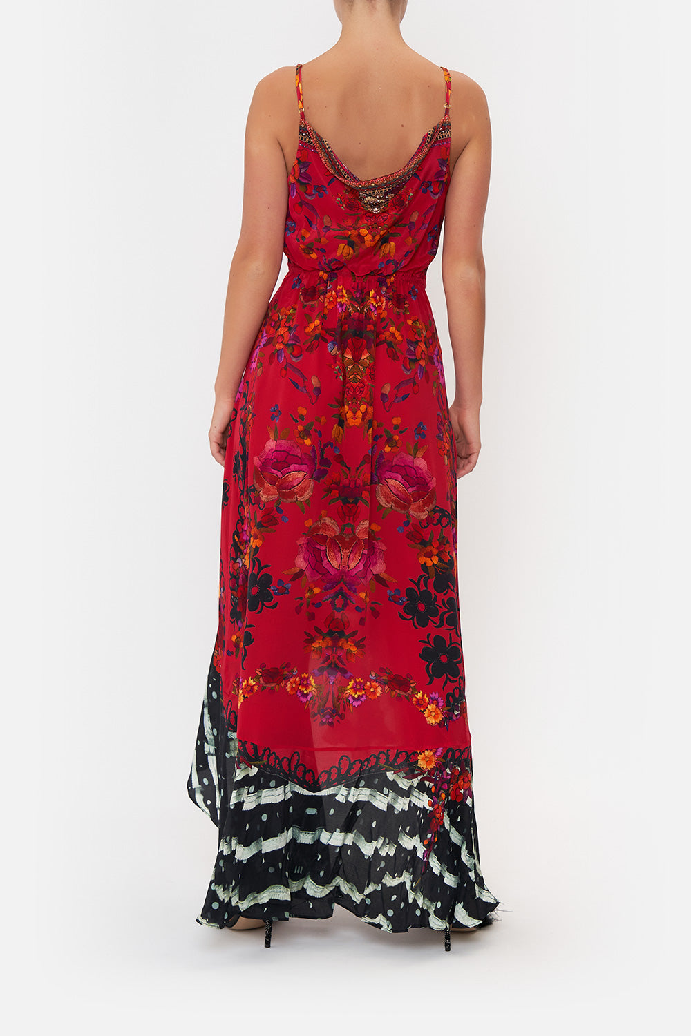 Draped Front Wrap Dress