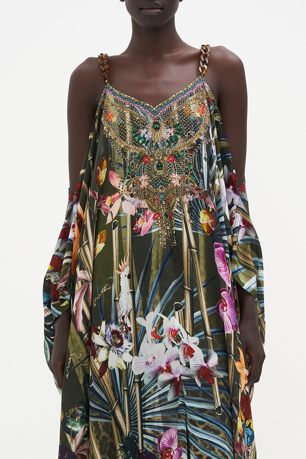 Shoestring Strap Kaftan