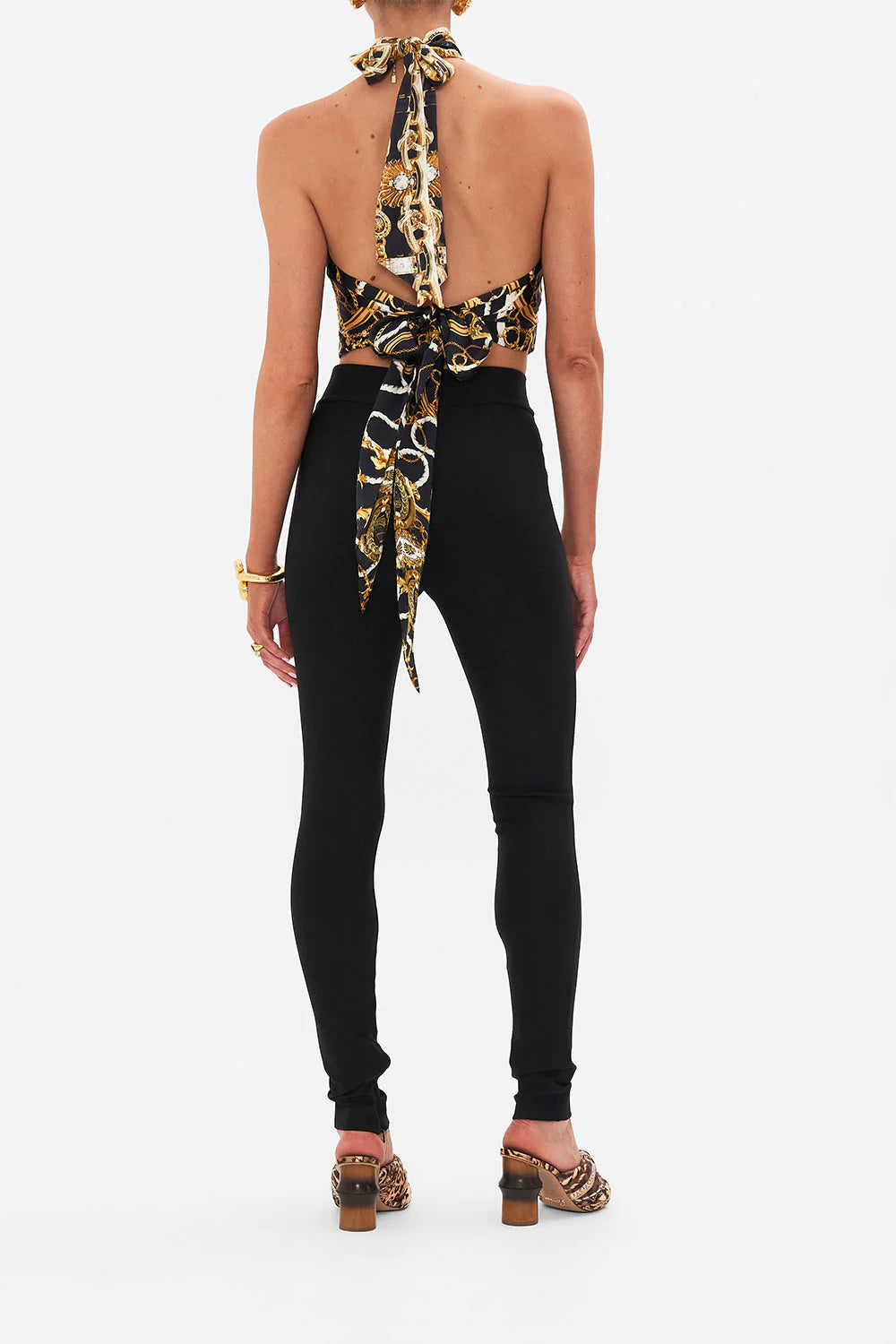 Halter Tie Back Top