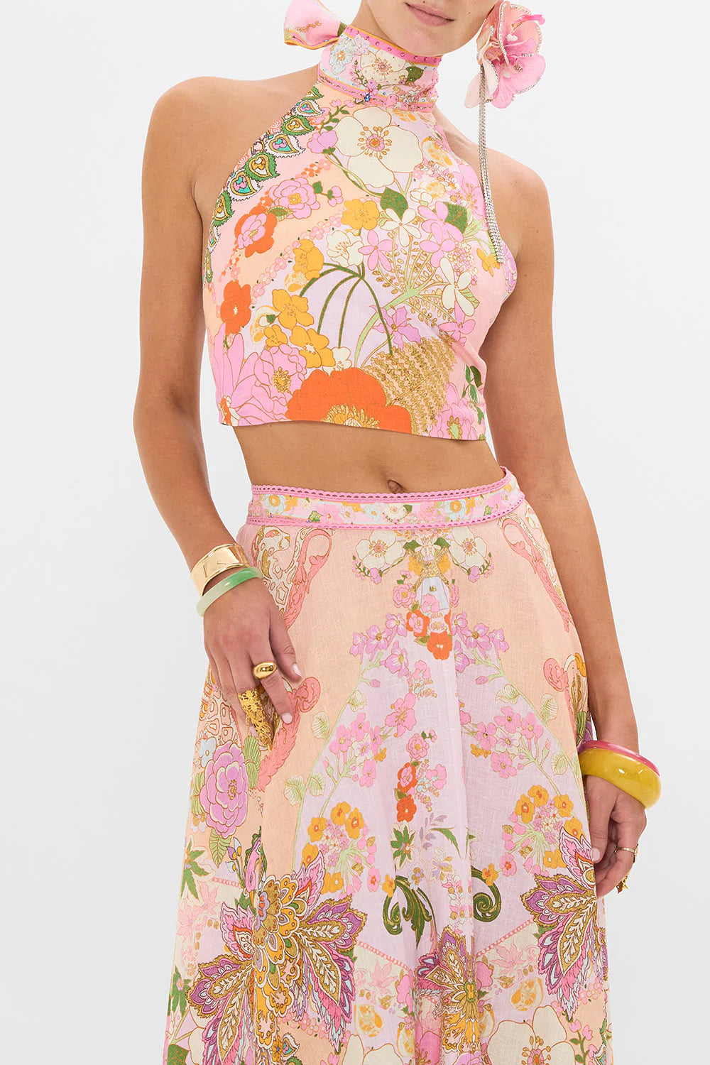 HALTER TIE BACK TOP