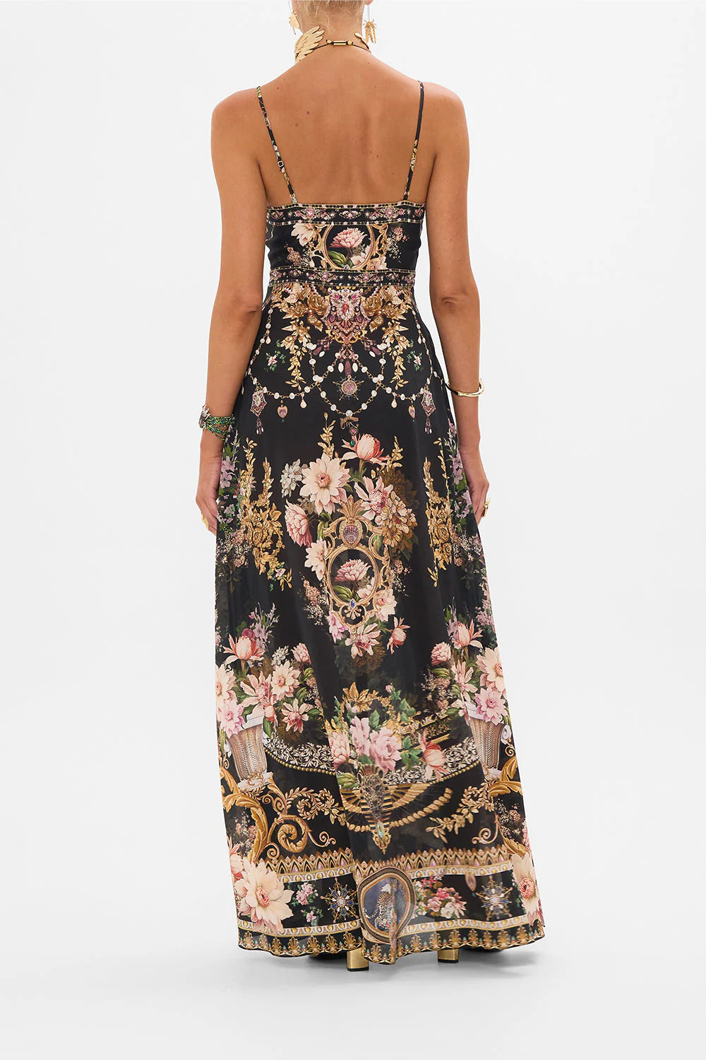 TIE FRONT CUT OUT MAXI DRESS