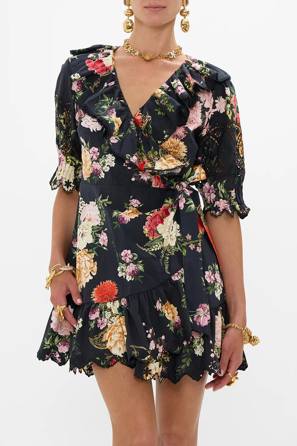 MINI WRAP DRESS
