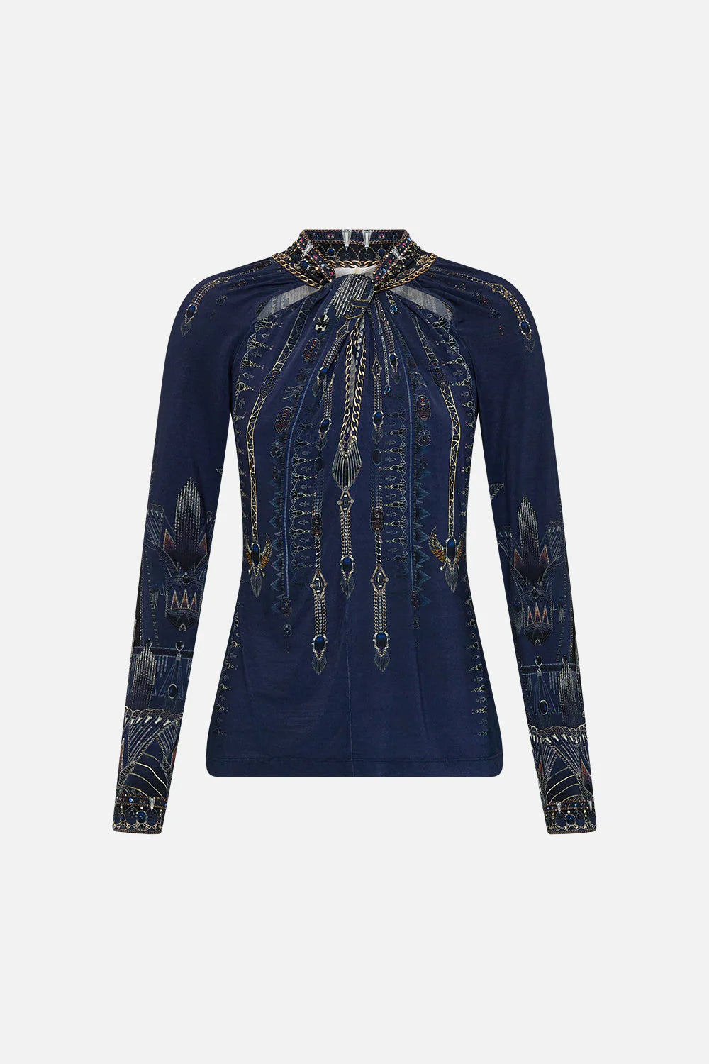 CUT OUT JERSEY TOP