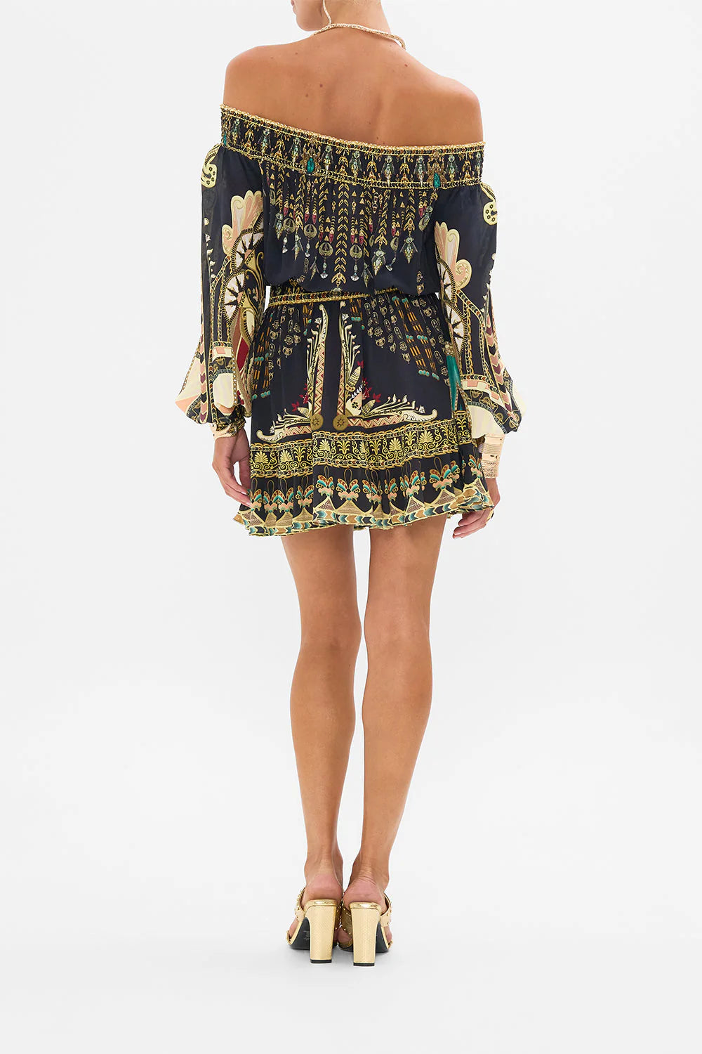 OFF SHOULDER SHORT DRESS