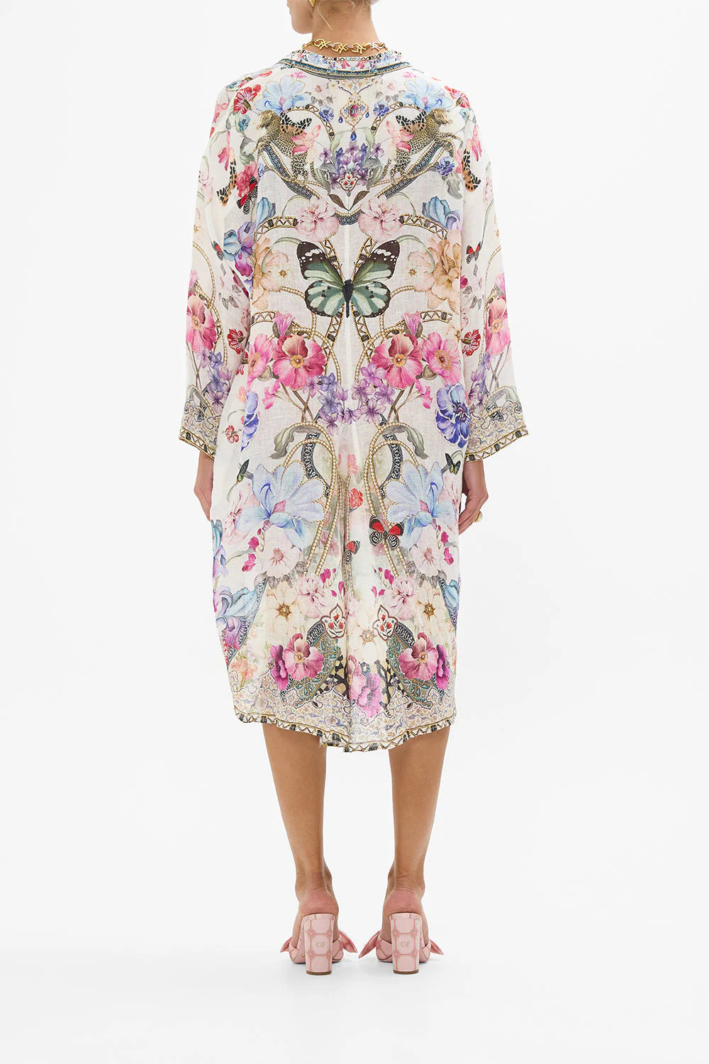RELAXED HIGH LOW SHIRT DRESS