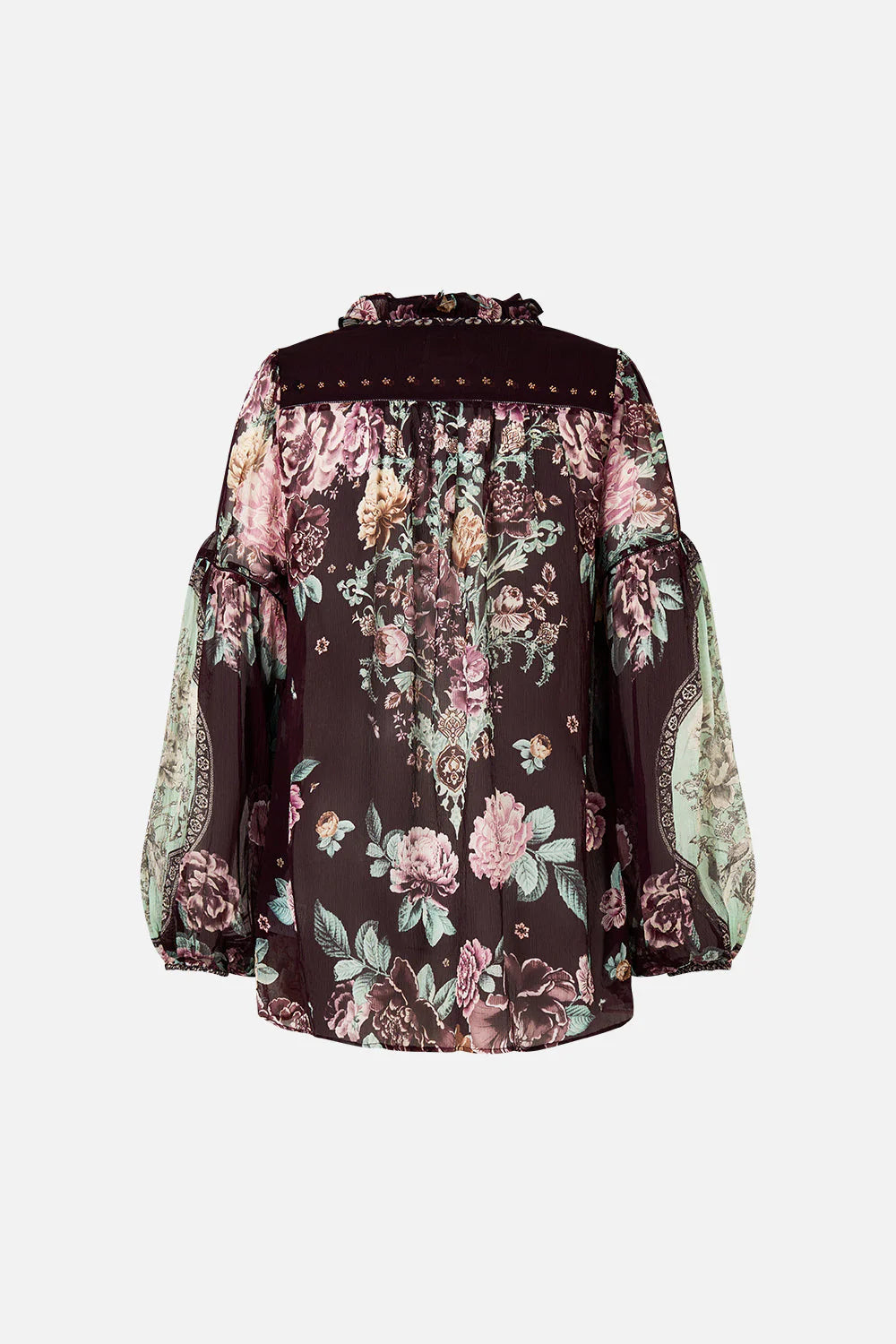 FRILL COLLARED BLOUSE
