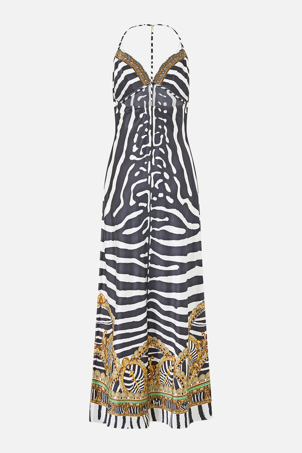 CHAIN DETAIL SLIP DRESS