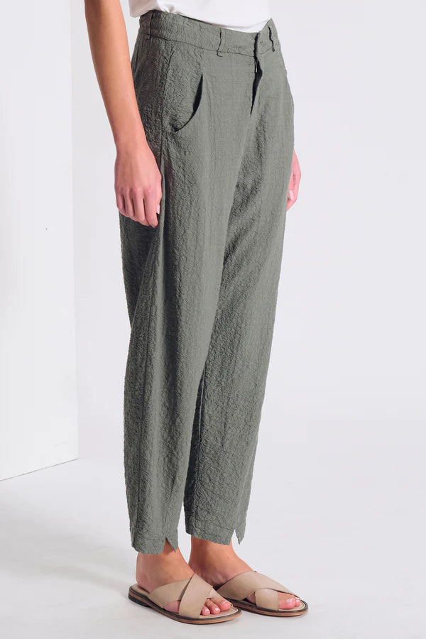 PINCHED HEM TROUSERS