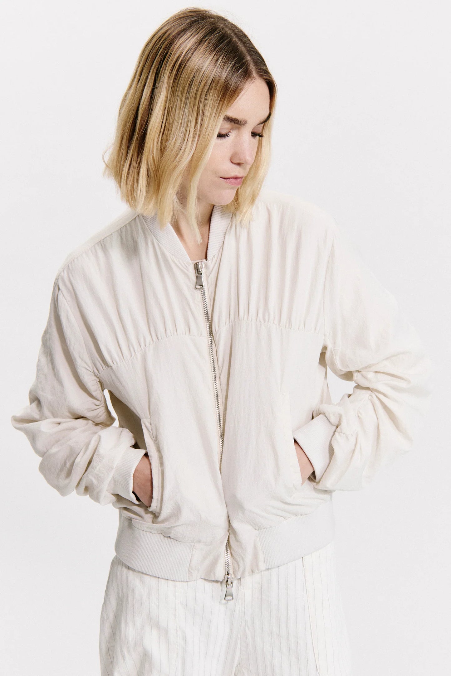 STITCH BOMBER JACKET