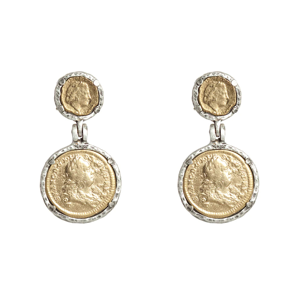 GOLD JULIANA & FRANCIS EARINGS