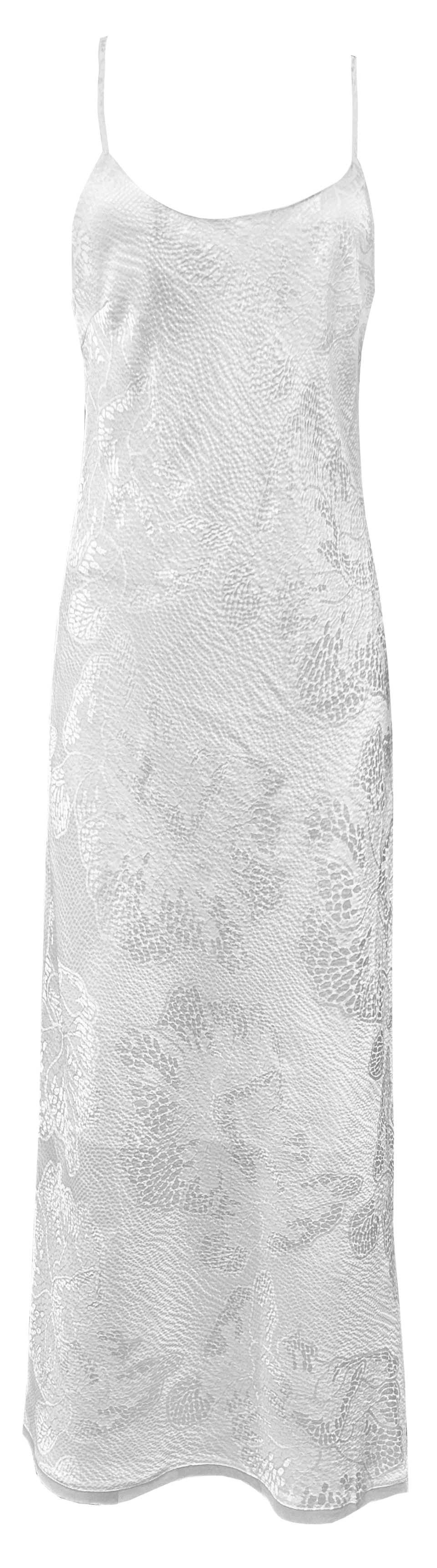 SANTORINI BIAS LONG DRESS