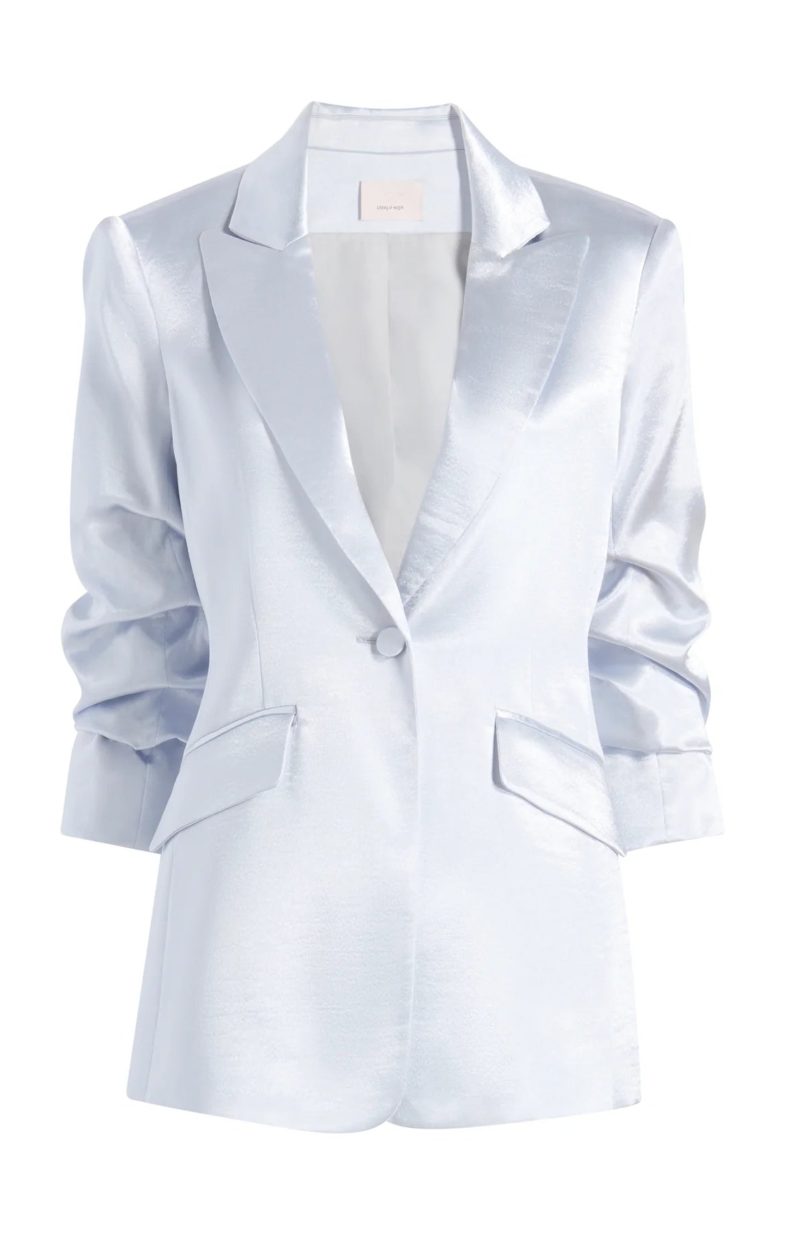 HAMMERED SATIN SCRUNCHED CHEYENNE BLAZER