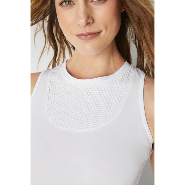 Heidi Tank W/ Front Mesh Overlay