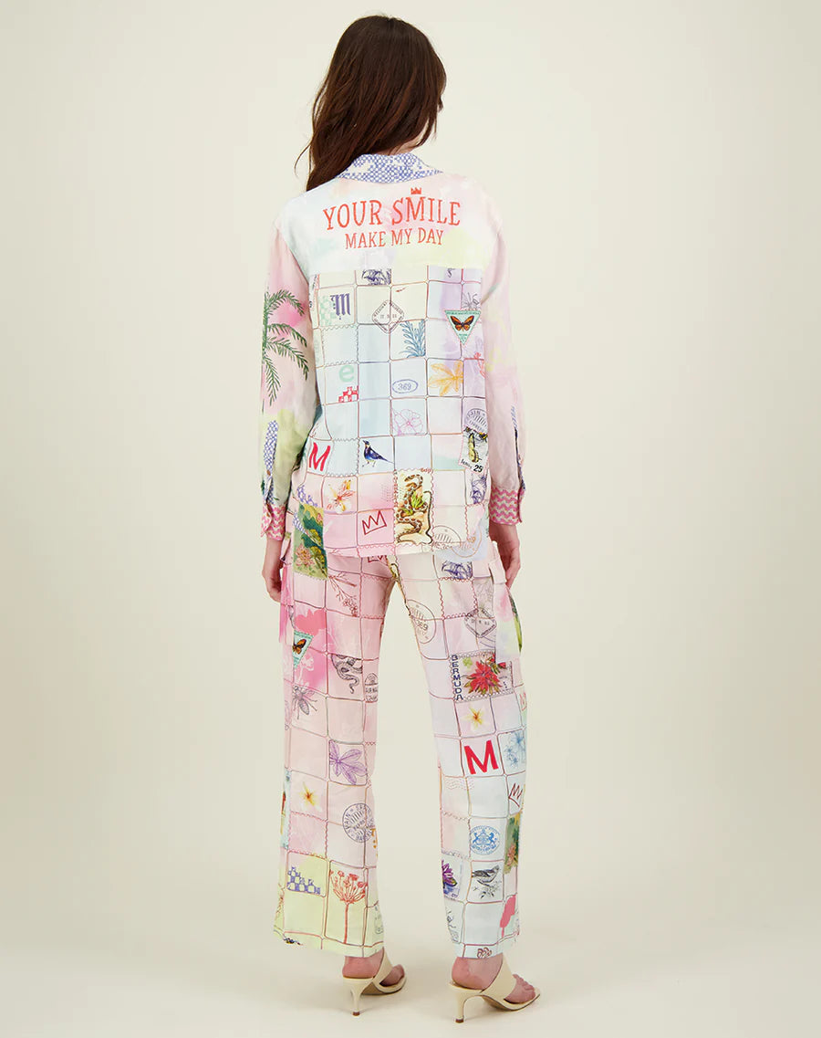 FRIDA LINEN CARGO PANTS