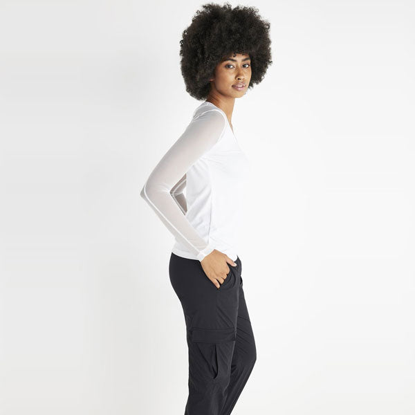 Isla Long Mesh Sleeve Top