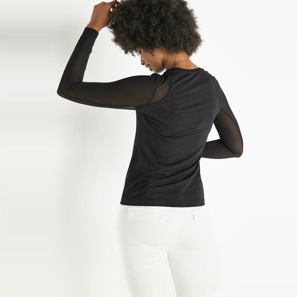 Isla Long Mesh Sleeve Top