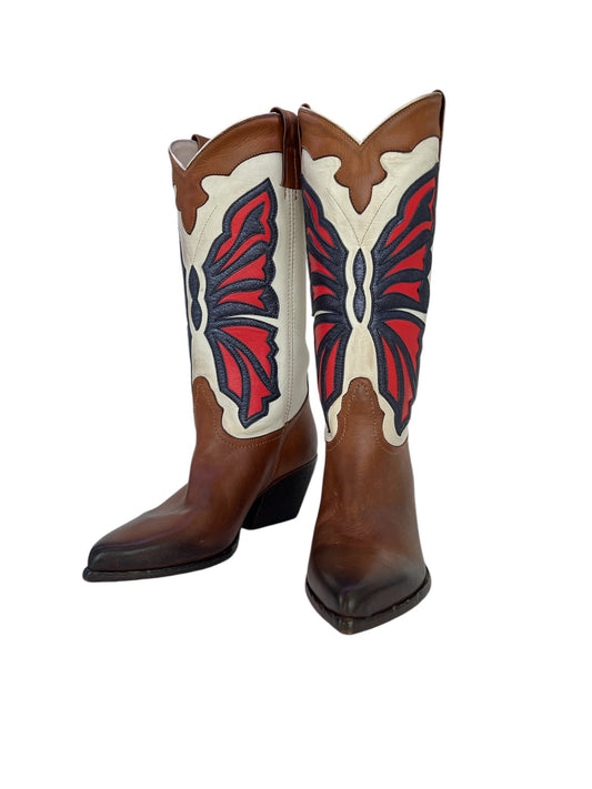 BUTTERFLY COWBOY BOOTS