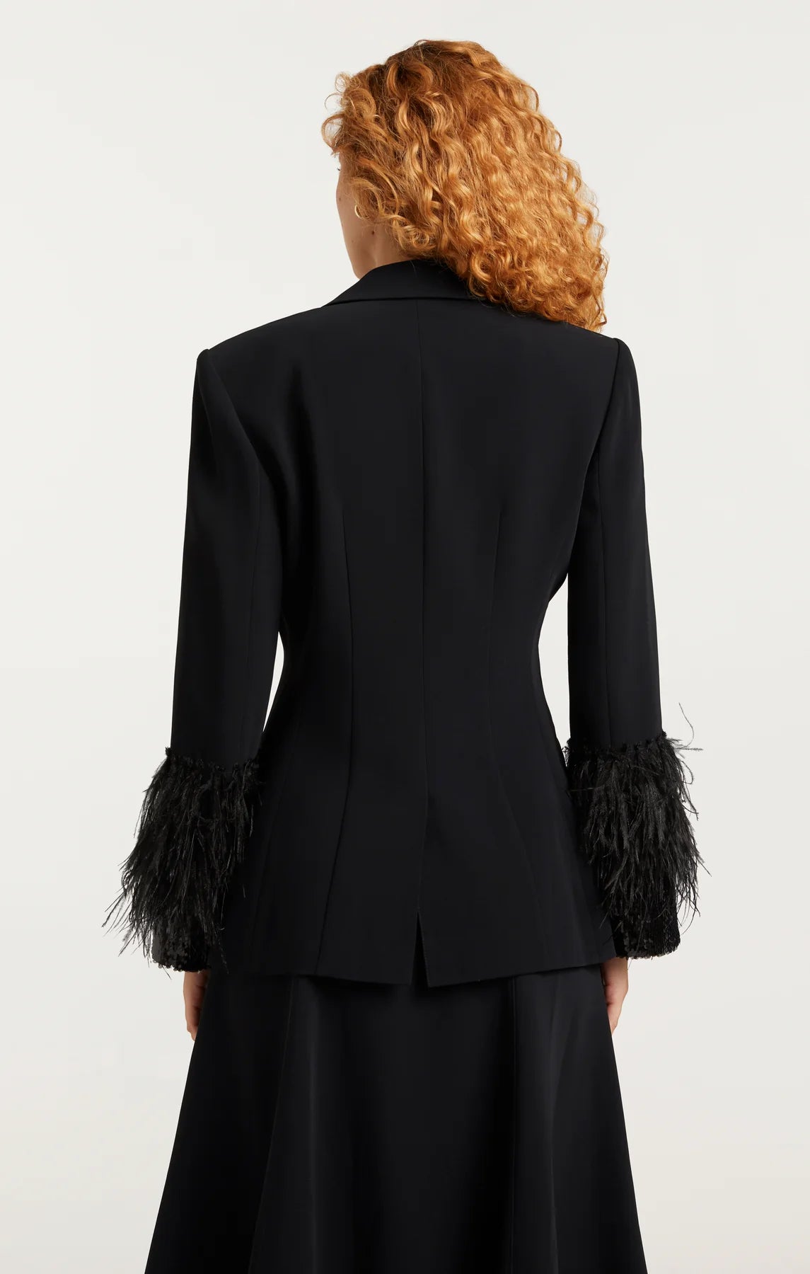 SEQUIN AND FEATHER CHEYENNE BLAZER