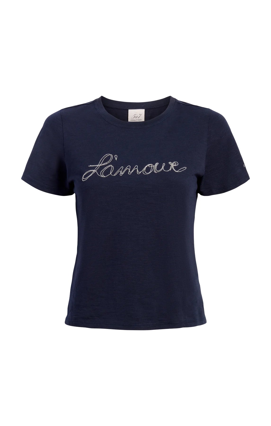 SILVER CHAIN L'AMOUR TEE