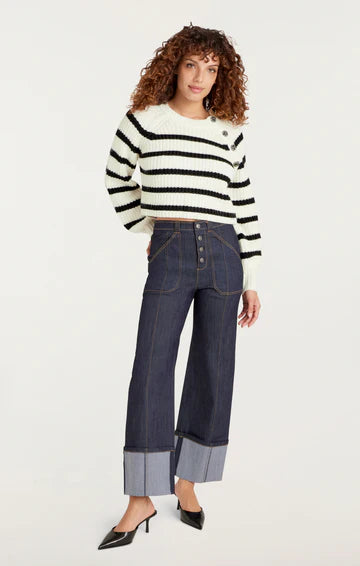 STRIPPED KEREN PULLOVER