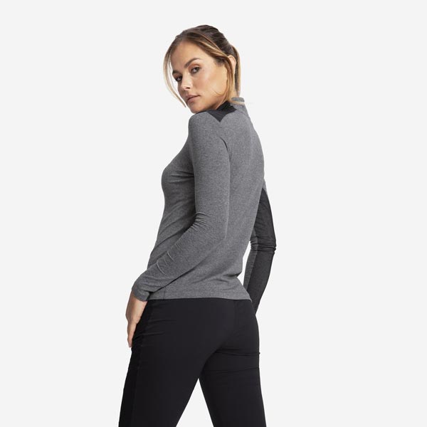 Jersey Turtleneck w/ Mesh