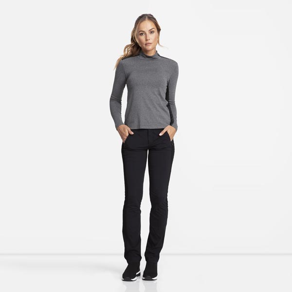 Jersey Turtleneck w/ Mesh