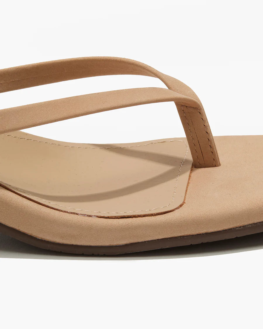 SQUARE TOE JULIA SUEDE HEEL
