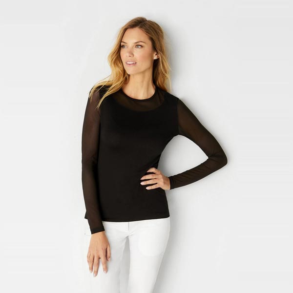 Kim Long Sleeve with Mesh
