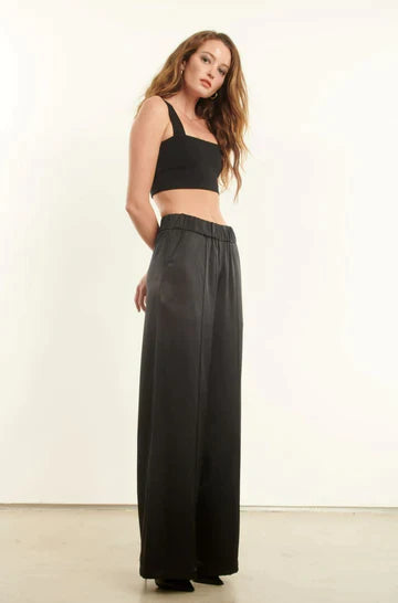 WIDE LEG PANT W/ PINTUCKS