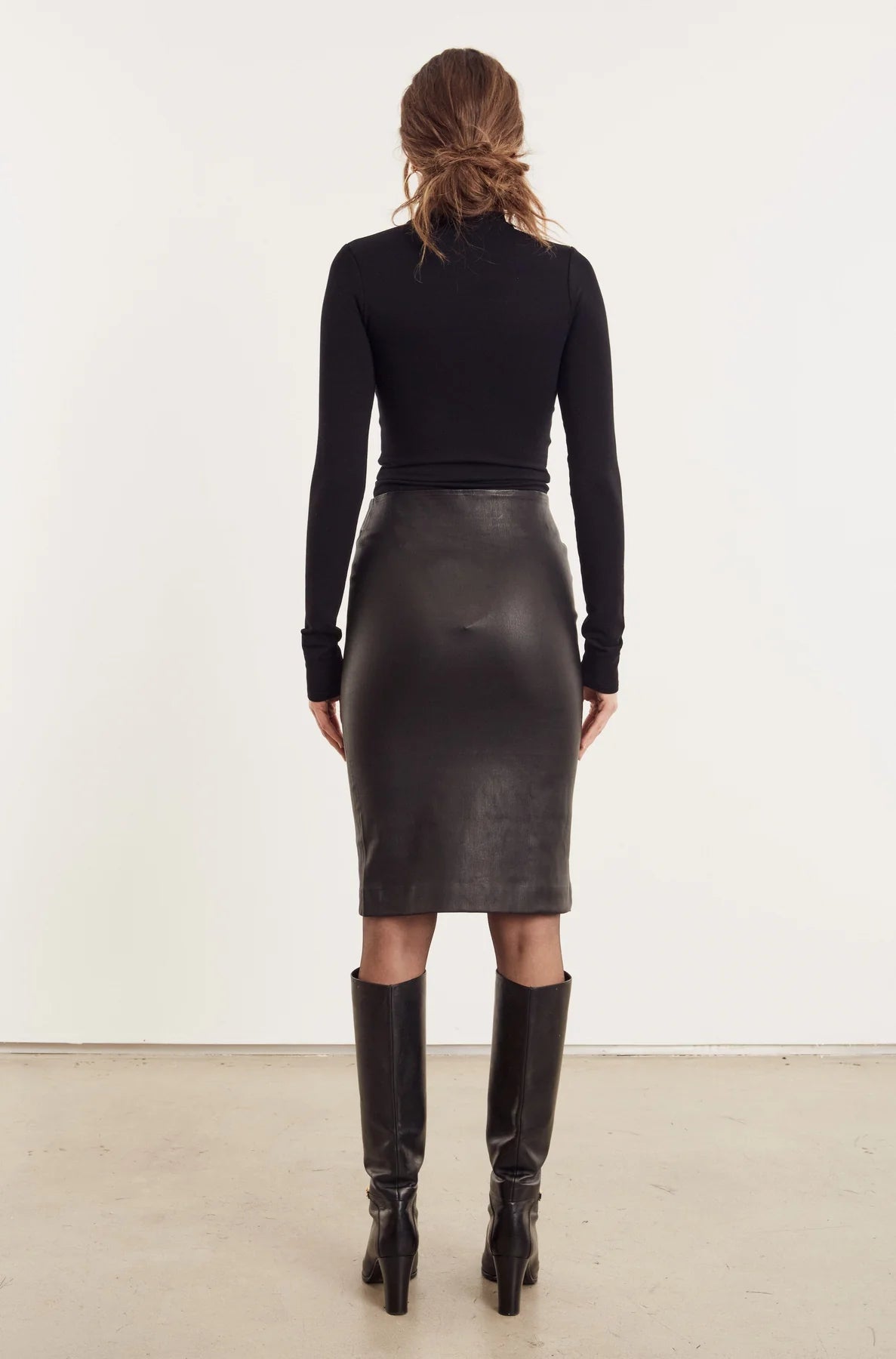 Leather Pencil Skirt