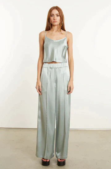 WIDE LEG PANT W/ PINTUCKS