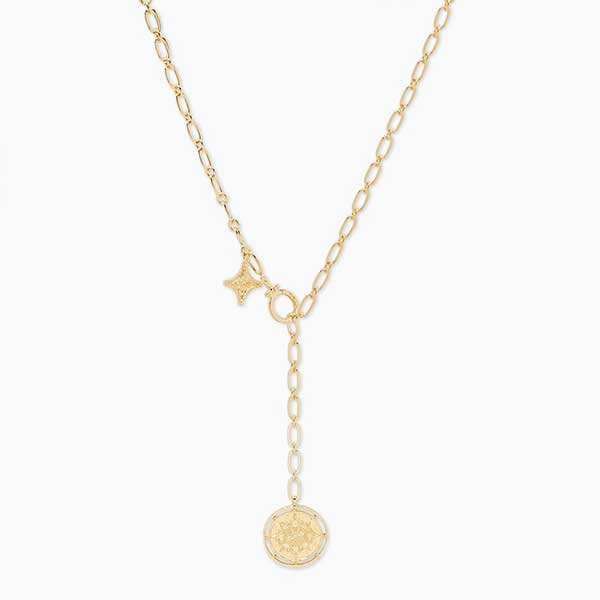 Maya Coin Clasp Lariat
